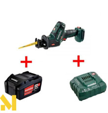 Пила шабельна акумуляторна Metabo SSE 18 LTX Compact Li-Power + 4.0 Аг