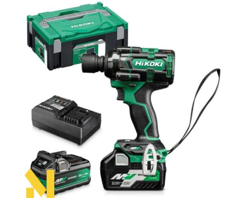 Гайковерт акумуляторний ударний Hikoki WR36DHWRZ