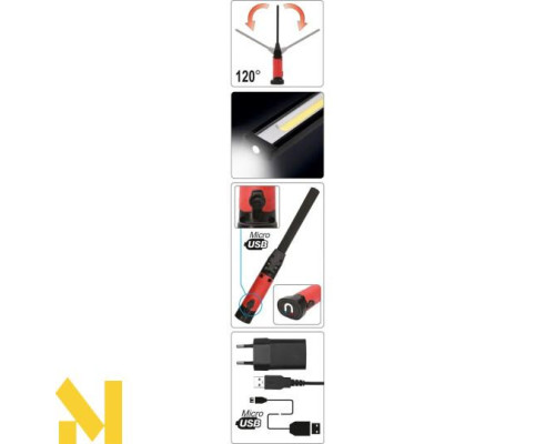 Ліхтар акумуляторний Yato YT-08518