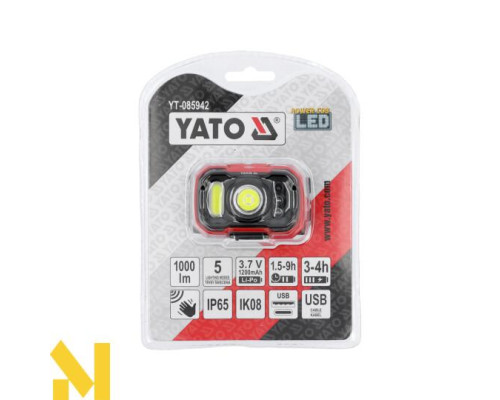 Ліхтар налобний Yato YT-085942