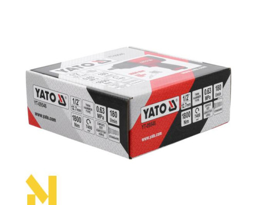 Гайковерт пневматичний YATO YT-09546