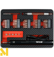 Викрутка акумуляторна Yato YT-27930 з набором біт