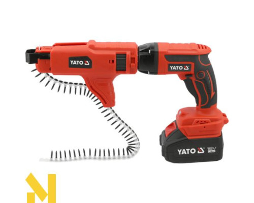 Шуруповерт магазинний YATO YT-82075