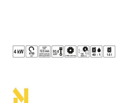 Бензоріз YATO YT-84820