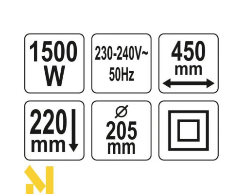 Культиватор електричний YATO YT-84850