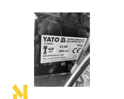 Мотоблок бензиновий YATO YT-85851