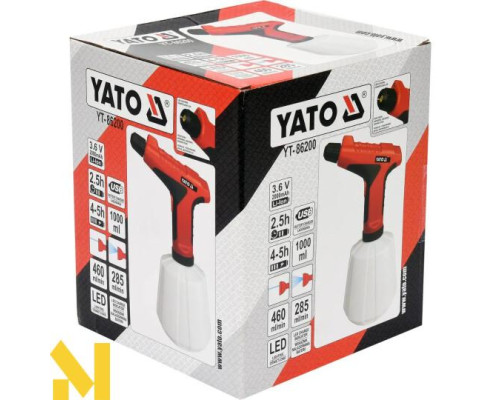 Обприскувач акумуляторний ручний Yato YT-86200