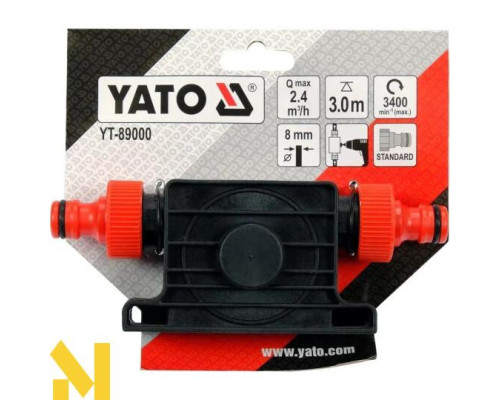 Насос водяний з приводом від дриля YATO YT-89000
