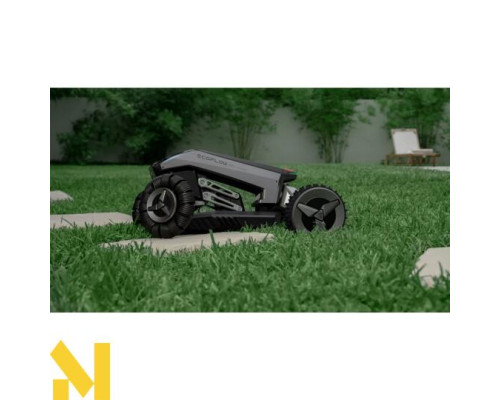Газонокосарка-робот EcoFlow Blade з комплектом для підмітання газону (ZMH100-B-EU-V20/ZMH100LY-B)