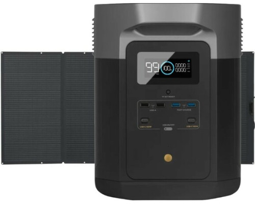Набір EcoFlow Delta Max 2000 (2016 Вт·год / 2400 Вт) + one 400W Solar Panel Bundle