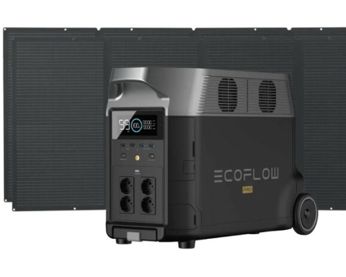 Набір EcoFlow Delta Pro (3600 Вт·год / 3600 Вт) + two 400W Solar Panel
