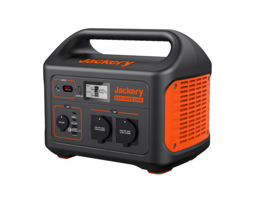 Зарядна станція Jackery Explorer 1000 (1002 Вт·год / 1000 Вт) + Solarsaga 100W