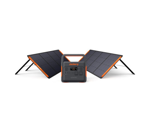 Зарядна станція Jackery Explorer Pro 2000 (2160 Вт·год / 2200 Вт) + 2 Solarsaga 200W