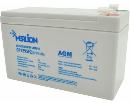 Акумуляторна батарея Merlion AGM GP1295F2 (22465)