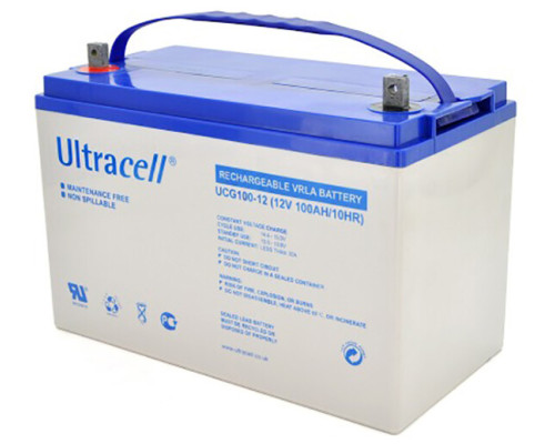 Акумуляторна батарея Ultracell UCG100-12 GEL Q1/48 (White) (28065)