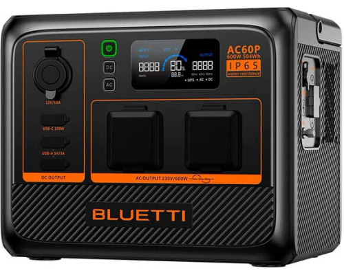 Портативна зарядна станція BLUETTI AC60P 600W