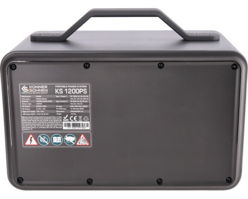 Портативна мобільна електростанція Konner&Sohnen KS 1200PS