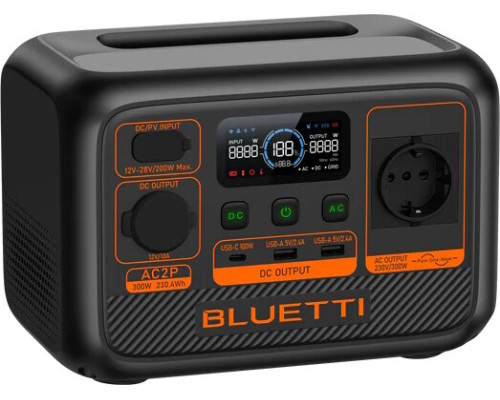 Портативна електростанція BLUETTI AC2P 300W, 230.4Wh