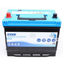 Тяговий акумулятор EXIDE ER350 DUAL, 80Ah/510A, для водного транспорту