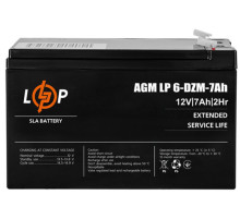 Тяговий акумулятор Logicpower 6-DZM 12В, 7 Аг (16152)