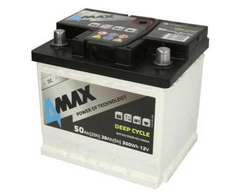 Тяговий акумулятор 4MAX BAT50/350R/DC, Deep Cycle