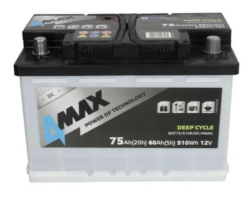 Тяговий акумулятор 4MAX BAT75/510R/DC