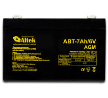 Акумулятор ALTEK ABT 7 Аг, 6В AGM (2114990)
