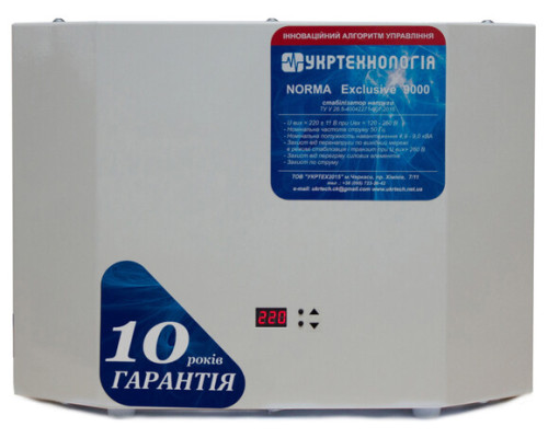 Стабілізатор напруги Укртехнологія Norma Exclusive 9000