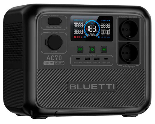 Купити зарядна станція Bluetti AC70 (768 Вт·год / 1000 Вт)