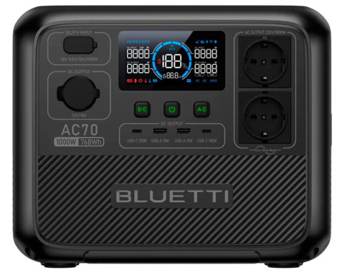 Купити зарядна станція Bluetti AC70 (768 Вт·год / 1000 Вт)