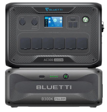 Купити зарядна станція Bluetti 3000W AC300+B300K (2764.8 Вт·год / 3000 Вт)