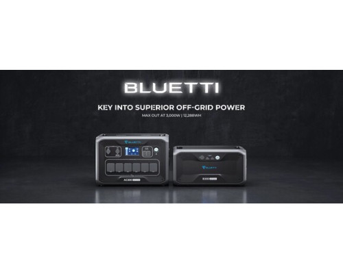 Купити зарядна станція Bluetti 3000W AC300+B300K (2764.8 Вт·год / 3000 Вт)