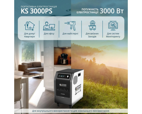 Купити зарядна станція Konner&Sohnen KS 3000PS-NEW (3200 Вт·год / 3000 Вт)