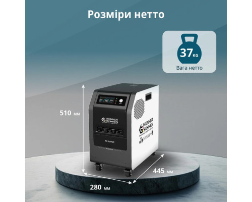 Купити зарядна станція Konner&Sohnen KS 3000PS-NEW (3200 Вт·год / 3000 Вт)