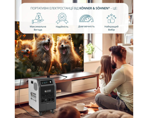 Купити зарядна станція Konner&Sohnen KS 3000PS-NEW (3200 Вт·год / 3000 Вт)