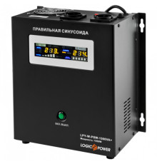 Джерело безперебійного живлення Logicpower LPY- W - PSW-1500VA + (1050Вт) 10A/15A