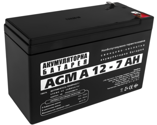 Акумуляторна батарея Logicpower AGM А 12 - 7 AH