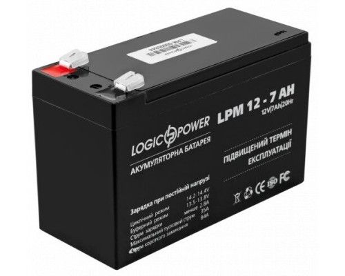 Акумулятор Logicpower AGM LPM 12 - 7,0 AH