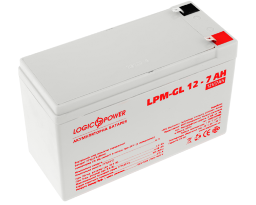 Акумулятор гелевий Logicpower LPM-GL 12 - 7 AH