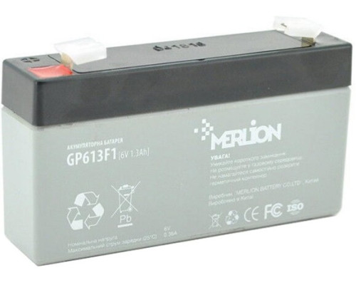 Акумуляторна батарея MERLION AGM GP613F1 (5996)