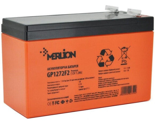 Акумуляторна батарея MERLION AGM GP1272F2 PREMIUM (2350)