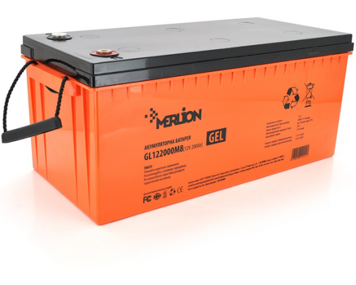 Акумуляторна батарея MERLION GL122000M8 (14244)