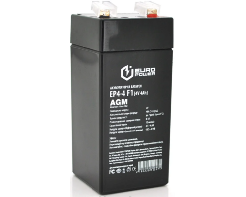 Акумуляторна батарея EUROPOWER AGM EP4-4M1 (14247)