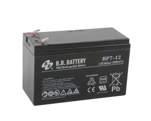 Акумулятор для ДБЖ BB Battery BP7.2-12 FR / T2